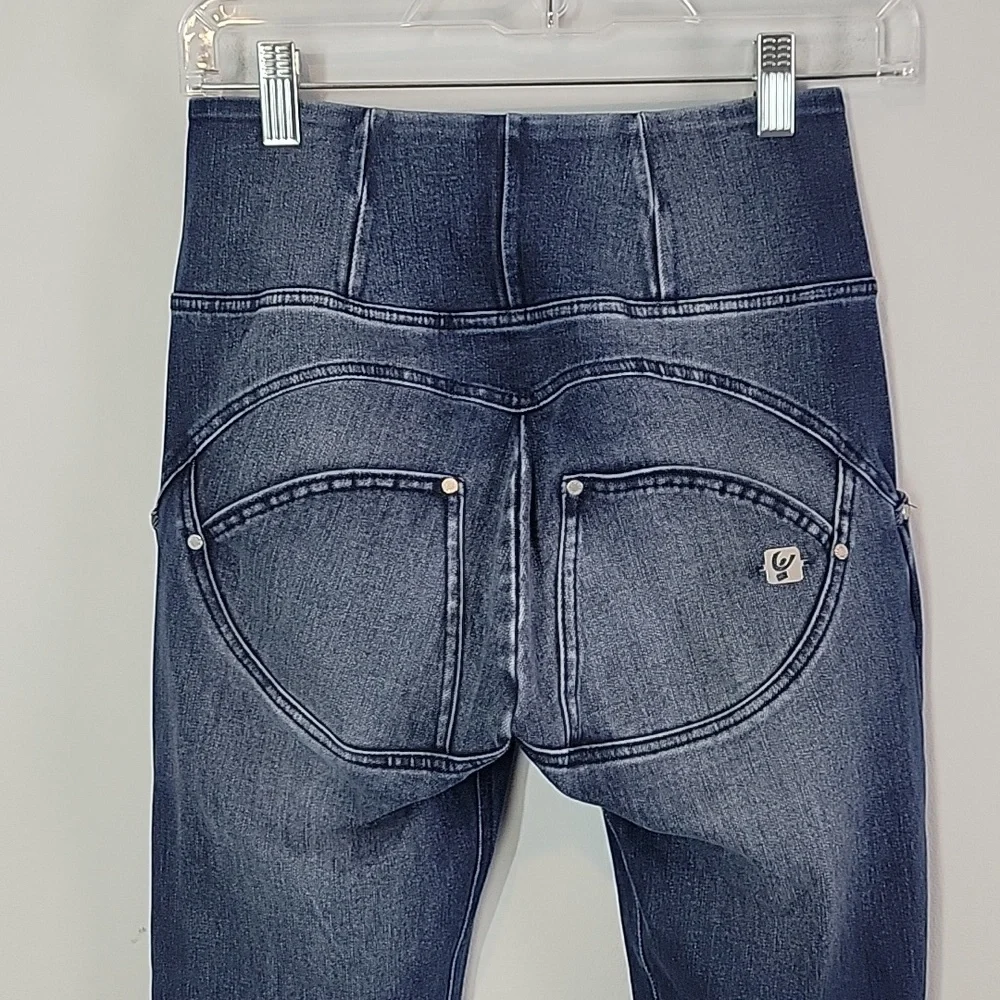 Freddy Women's Skinny Jeans - Dark Blue - Picture 4 of 12